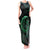 Personalised Polynesia Tank Maxi Dress With Islam Crescent And Star LT05 Women Green - Polynesian Pride