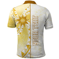 Personalised Polynesia Polo Shirt Bahai Faith Symbol LT05 - Polynesian Pride