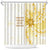 Polynesia Shower Curtain Bahai Faith Symbol LT05 Yellow - Polynesian Pride