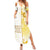 Personalised Polynesia Summer Maxi Dress Bahai Faith Symbol LT05 Women Yellow - Polynesian Pride