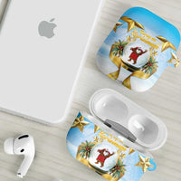 Fiji Christmas AirPods Case Snow Globe With Fijian Santa LT05 - Polynesian Pride