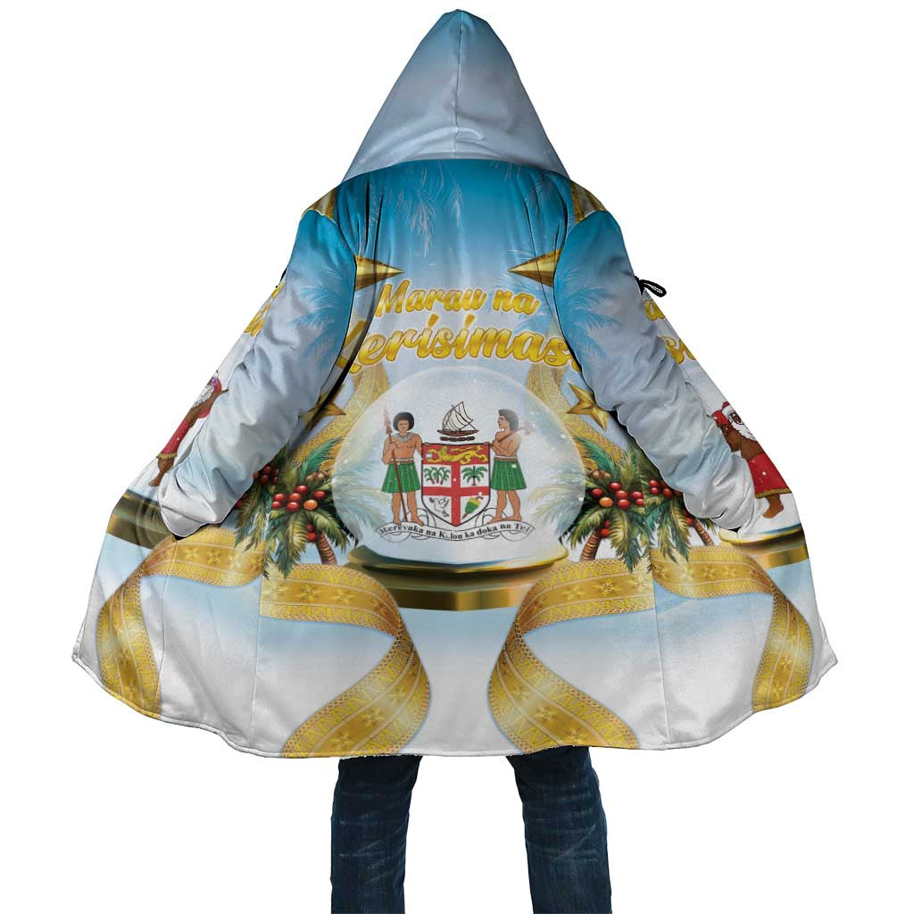 Fiji Christmas Cloak Snow Globe With Fijian Santa LT05 - Polynesian Pride