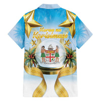 Fiji Christmas Hawaiian Shirt Snow Globe With Fijian Santa LT05 - Polynesian Pride