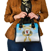 Fiji Christmas Shoulder Handbag Snow Globe With Fijian Santa LT05 - Polynesian Pride