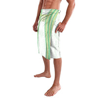 Cook Islands Rugby Custom Lavalava Kuki Tribal Pattern White Version LT05 - Polynesian Pride