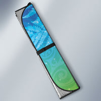 New Zealand Christmas Auto Sun Shade Pukeko With Ponga Tree Silver Fern LT05 - Polynesian Pride