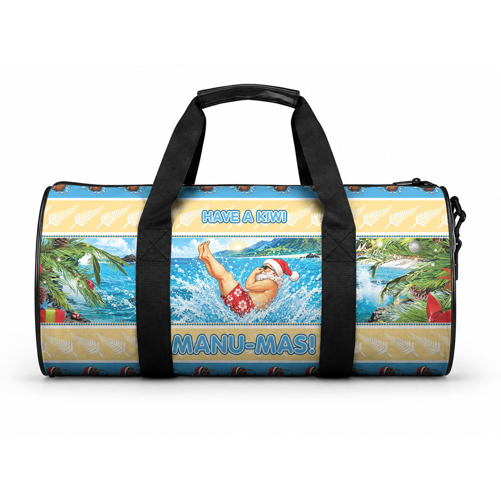 New Zealand Christmas Duffle Bag Have A Kiwi Manu-Mas LT05 One size Blue - Polynesian Pride