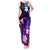 Personalised Hawaii Humuhumu Reef Triggerfish Tank Maxi Dress Violet With Plumeria LT05 Women Violet - Polynesian Pride