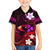 Personalised Hawaii Humuhumu Reef Triggerfish Hawaiian Shirt Maroon With Plumeria LT05 - Polynesian Pride