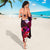 Hawaii Humuhumu Reef Triggerfish Sarong Maroon With Plumeria LT05 - Polynesian Pride