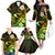 Personalised Hawaii Humuhumu Reef Triggerfish Family Matching Off Shoulder Long Sleeve Dress and Hawaiian Shirt Reggae With Plumeria LT05 - Polynesian Pride