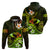 Personalised Hawaii Humuhumu Reef Triggerfish Hoodie Reggae With Plumeria LT05 - Polynesian Pride