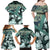 Hawaii Plant Kalo Family Matching Off Shoulder Maxi Dress and Hawaiian Shirt Hawaiian Tapa Pattern LT05 - Polynesian Pride