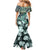 Hawaii Plant Kalo Mermaid Dress Hawaiian Tapa Pattern LT05 - Polynesian Pride