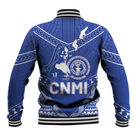 Northern Mariana Islands Baseball Jacket Chamorro Warrior Tribal Pattern LT05 - Polynesian Pride