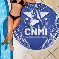 Northern Mariana Islands Beach Blanket Chamorro Warrior Tribal Pattern LT05 - Polynesian Pride