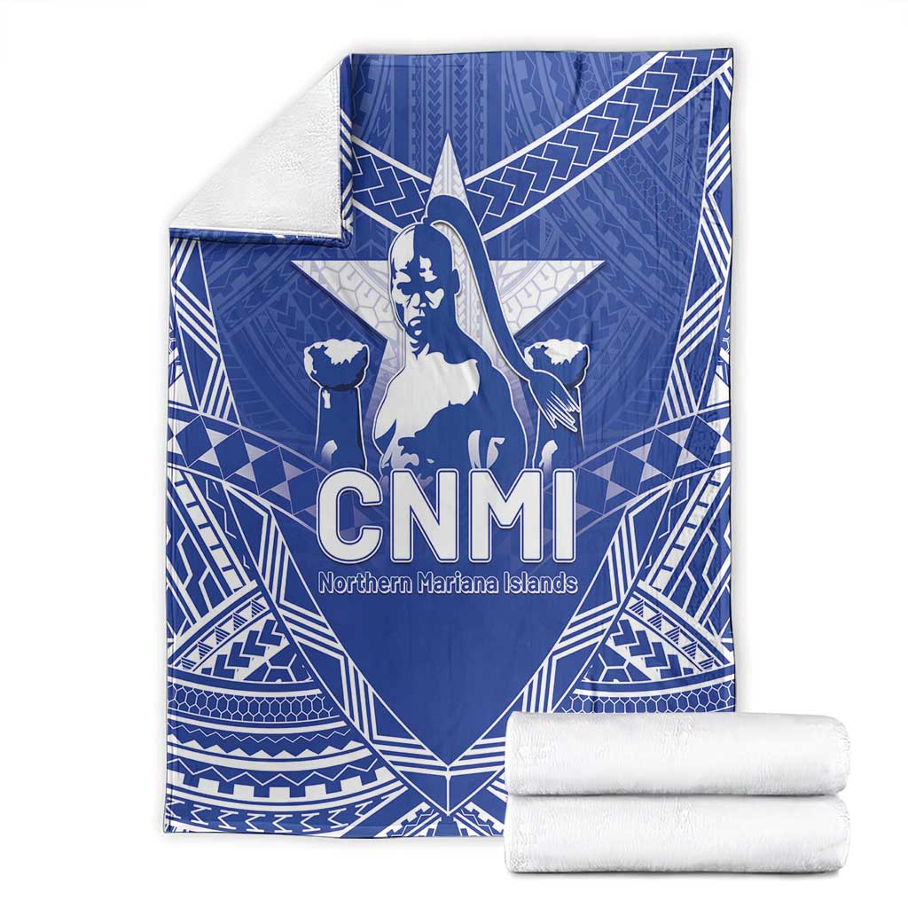 Northern Mariana Islands Blanket Chamorro Warrior Tribal Pattern LT05 - Polynesian Pride