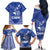 Northern Mariana Islands Family Matching Off The Shoulder Long Sleeve Dress and Hawaiian Shirt Chamorro Warrior Tribal Pattern