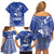 Northern Mariana Islands Family Matching Off Shoulder Short Dress and Hawaiian Shirt Chamorro Warrior Tribal Pattern