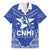 Northern Mariana Islands Family Matching Off Shoulder Short Dress and Hawaiian Shirt Chamorro Warrior Tribal Pattern