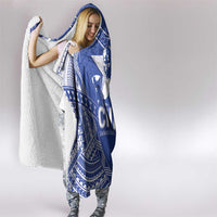 Northern Mariana Islands Hooded Blanket Chamorro Warrior Tribal Pattern LT05 - Polynesian Pride
