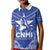 Northern Mariana Islands Kid Polo Shirt Chamorro Warrior Tribal Pattern