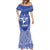 Northern Mariana Islands Mermaid Dress Chamorro Warrior Tribal Pattern