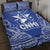 Northern Mariana Islands Quilt Bed Set Chamorro Warrior Tribal Pattern