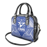 Northern Mariana Islands Shoulder Handbag Chamorro Warrior Tribal Pattern LT05 - Polynesian Pride