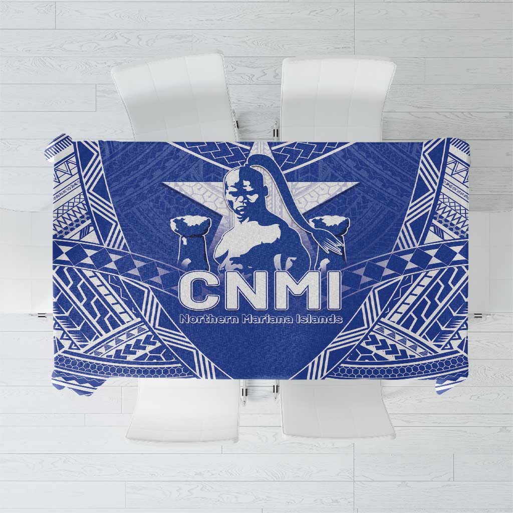 Northern Mariana Islands Tablecloth Chamorro Warrior Tribal Pattern