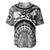 Polynesia Maui Tattoo Inspired Baseball Jersey Black Version