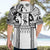 Polynesia Maui Tattoo Inspired Hawaiian Shirt White Version