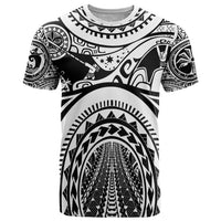 Polynesia Maui Tattoo Inspired T Shirt White Version LT05 White - Polynesian Pride