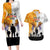 Australia And New Zealand ANZAC Day Couples Matching Long Sleeve Bodycon Dress and Hawaiian Shirt Lest We Forget LT05 Yellow - Polynesian Pride