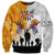 Australia And New Zealand ANZAC Day Sweatshirt Lest We Forget LT05 Unisex Yellow - Polynesian Pride