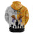 Australia And New Zealand ANZAC Day Zip Hoodie Lest We Forget LT05 - Polynesian Pride