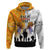 Australia And New Zealand ANZAC Day Zip Hoodie Lest We Forget LT05 Pullover Hoodie Yellow - Polynesian Pride