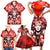 Hawaii Goddess Of Fire Madame Pele Family Matching Short Sleeve Bodycon Dress and Hawaiian Shirt Polynesian Style LT05 - Polynesian Pride