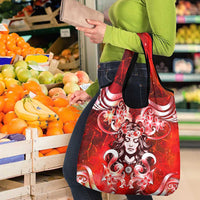Hawaii Goddess Of Fire Madame Pele Grocery Bag Polynesian Style LT05 - Polynesian Pride