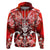 Hawaii Goddess Of Fire Madame Pele Hoodie Polynesian Style LT05 Zip Hoodie Red - Polynesian Pride