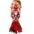 Hawaii Goddess Of Fire Madame Pele Mermaid Dress Polynesian Style LT05 - Polynesian Pride