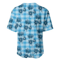 Blue Palaka Hawaii Baseball Jersey Hawaiian Lehua Blossoms LT05 - Polynesian Pride