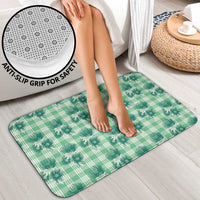 Green Palaka Hawaii Bathroom Set Hawaiian Lehua Blossoms LT05 - Polynesian Pride