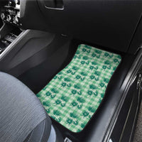 Green Palaka Hawaii Car Mats Hawaiian Lehua Blossoms LT05 - Polynesian Pride