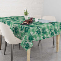 Green Palaka Hawaii Tablecloth Hawaiian Lehua Blossoms LT05 - Polynesian Pride