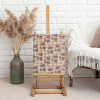 Brown Palaka Hawaii Canvas Wall Art Hawaiian Lehua Blossoms LT05 - Polynesian Pride