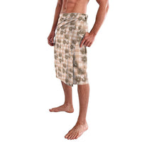 Brown Palaka Hawaii Lavalava Hawaiian Lehua Blossoms LT05 - Polynesian Pride