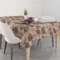 Brown Palaka Hawaii Tablecloth Hawaiian Lehua Blossoms LT05 - Polynesian Pride