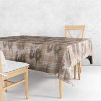 Brown Palaka Hawaii Tablecloth Hawaiian Lehua Blossoms LT05 - Polynesian Pride