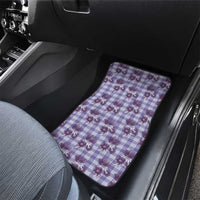 Purple Palaka Hawaii Car Mats Hawaiian Lehua Blossoms LT05 - Polynesian Pride